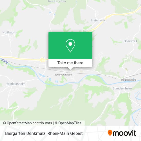 Карта Biergarten Denkmalz