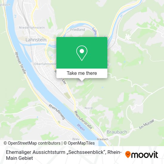 Карта Ehemaliger Aussichtsturm „Sechsseenblick“