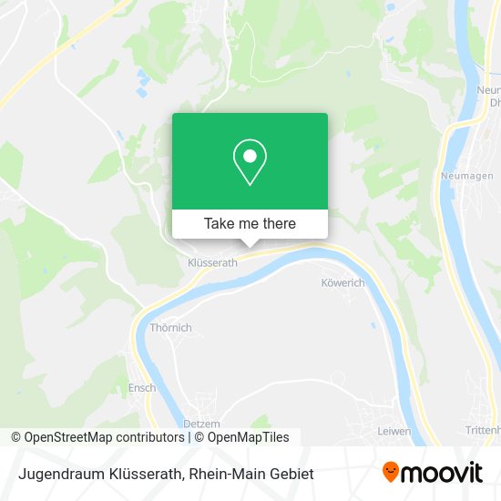 Карта Jugendraum Klüsserath
