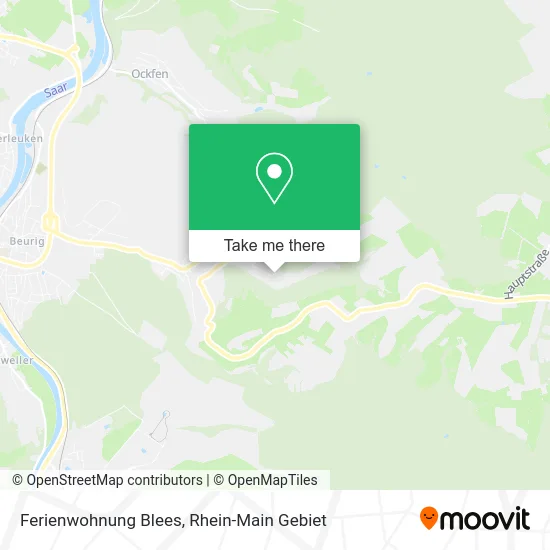 Карта Ferienwohnung Blees