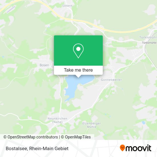 Карта Bostalsee
