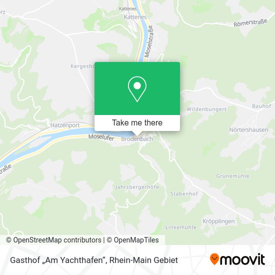 Карта Gasthof „Am Yachthafen“