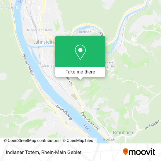 Indianer Totem map