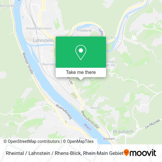 Карта Rheintal / Lahnstein / Rhens-Blick