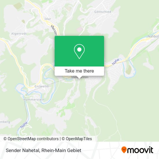 Карта Sender Nahetal
