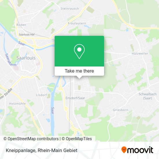 Карта Kneippanlage