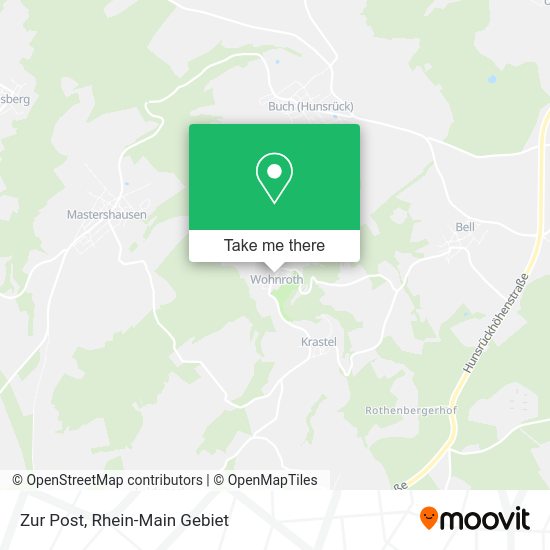 Карта Zur Post