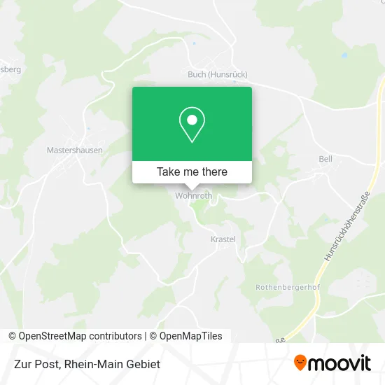 Карта Zur Post