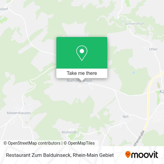 Карта Restaurant Zum Balduinseck