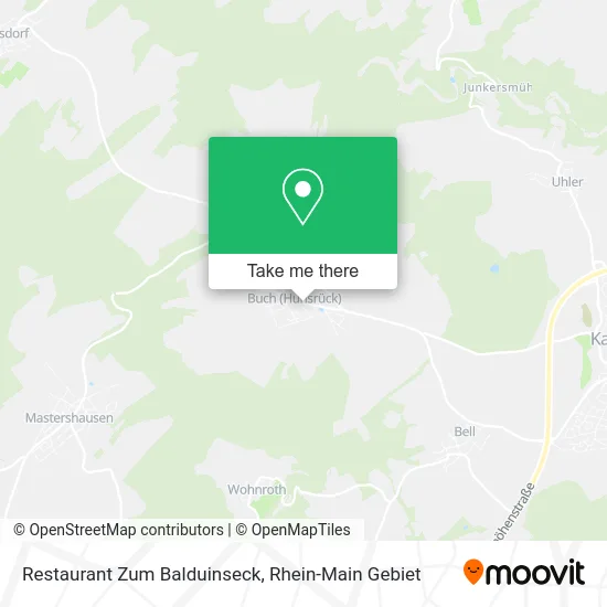 Карта Restaurant Zum Balduinseck