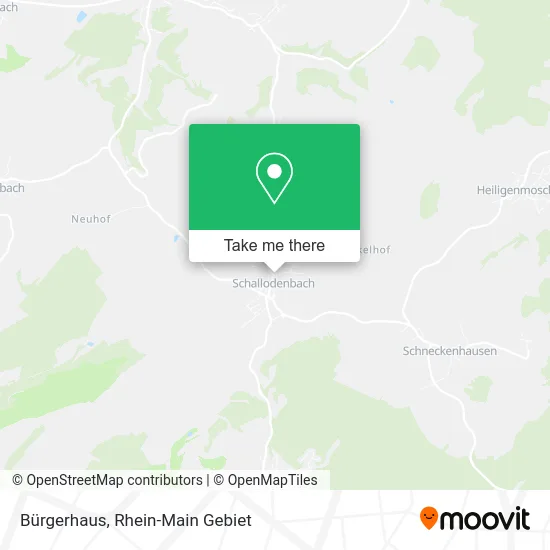 Карта Bürgerhaus