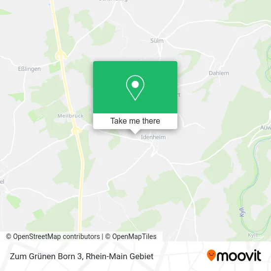 Карта Zum Grünen Born 3