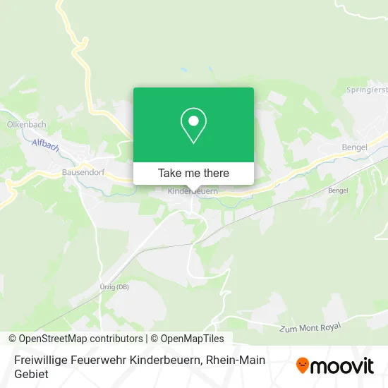 Карта Freiwillige Feuerwehr Kinderbeuern