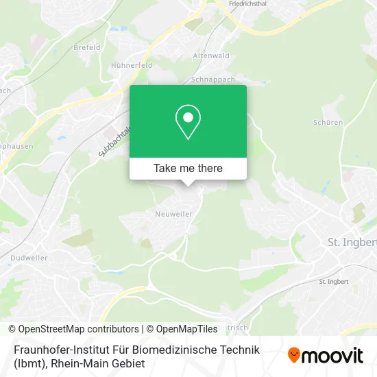 Карта Fraunhofer-Institut Für Biomedizinische Technik (Ibmt)