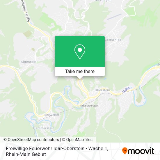 Карта Freiwillige Feuerwehr Idar-Oberstein - Wache 1