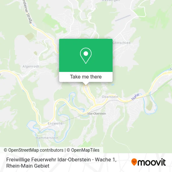 Карта Freiwillige Feuerwehr Idar-Oberstein - Wache 1