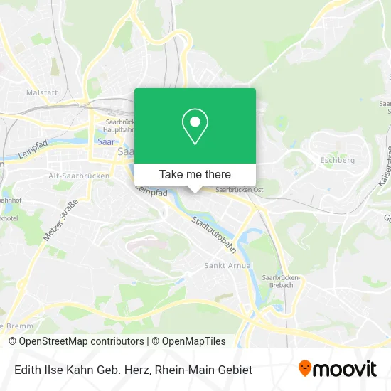 Карта Edith Ilse Kahn Geb. Herz