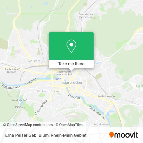 Карта Erna Peiser Geb. Blum