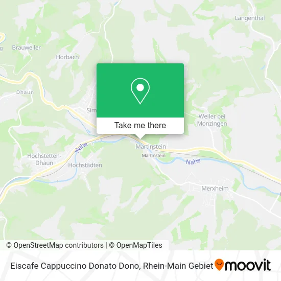 Карта Eiscafe Cappuccino Donato Dono