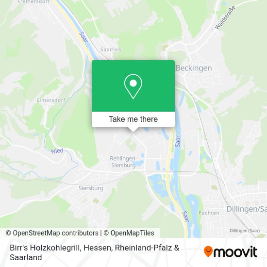 Карта Birr's Holzkohlegrill