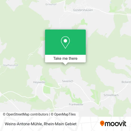 Карта Weins-Antone-Mühle
