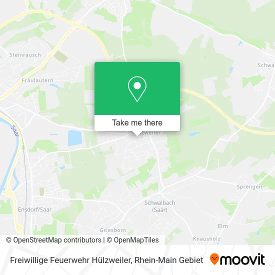 Карта Freiwillige Feuerwehr Hülzweiler