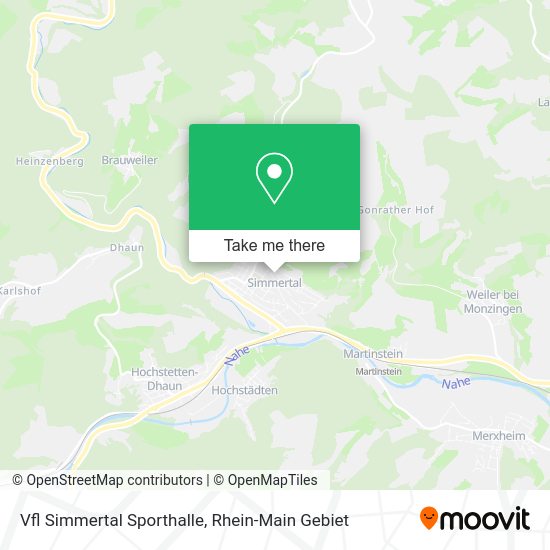 Карта Vfl Simmertal Sporthalle