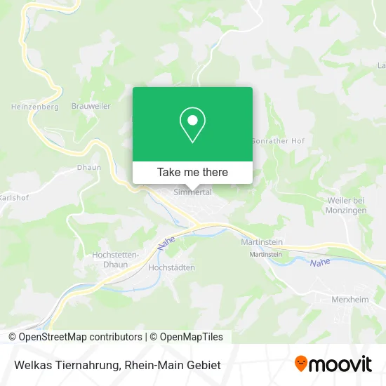 Карта Welkas Tiernahrung