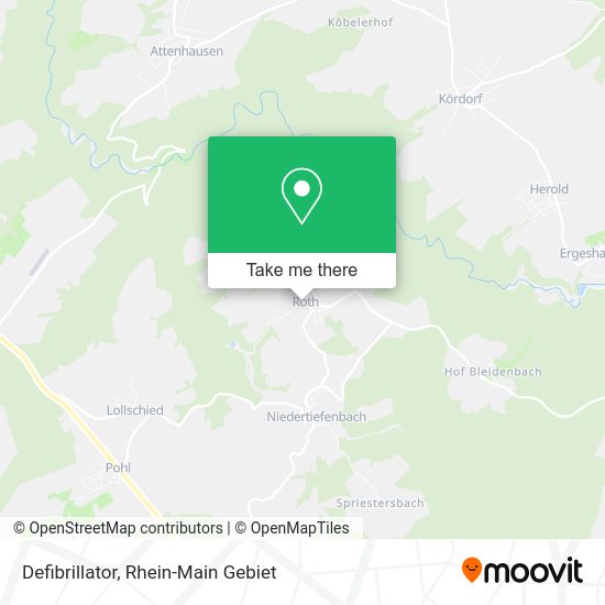 Defibrillator map