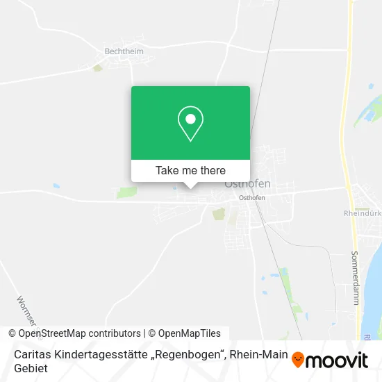 Карта Caritas Kindertagesstätte „Regenbogen“