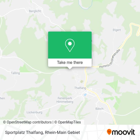 Карта Sportplatz Thalfang