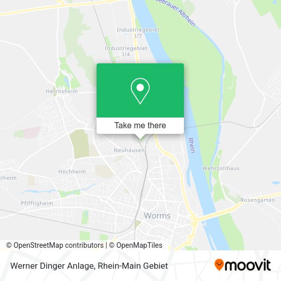 Карта Werner Dinger Anlage