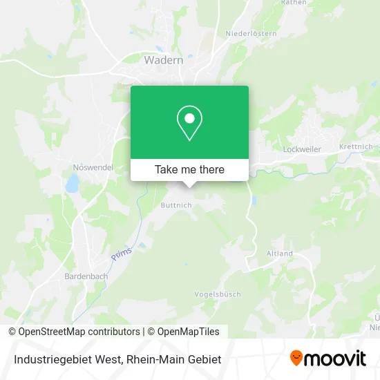 Карта Industriegebiet West