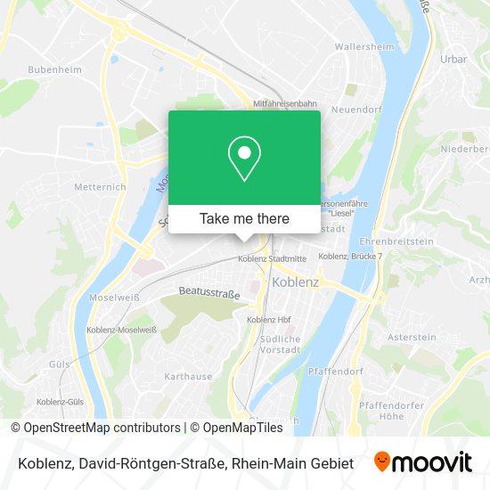 Карта Koblenz, David-Röntgen-Straße