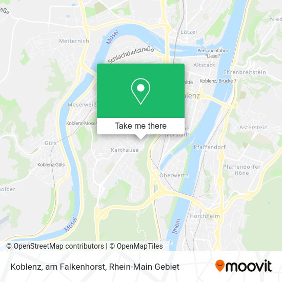 Карта Koblenz, am Falkenhorst
