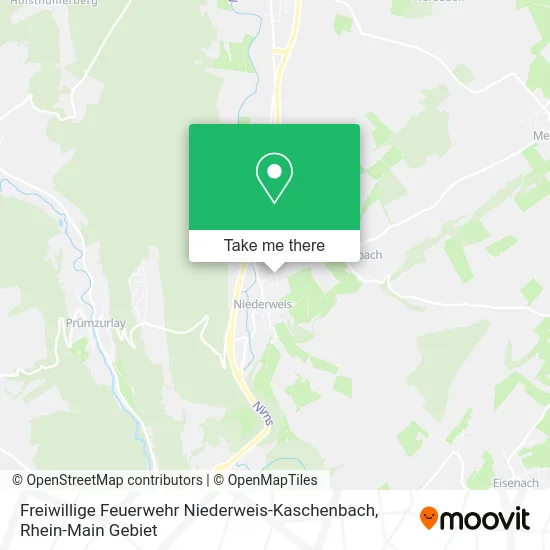 Карта Freiwillige Feuerwehr Niederweis-Kaschenbach