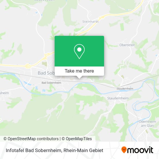 Карта Infotafel Bad Sobernheim