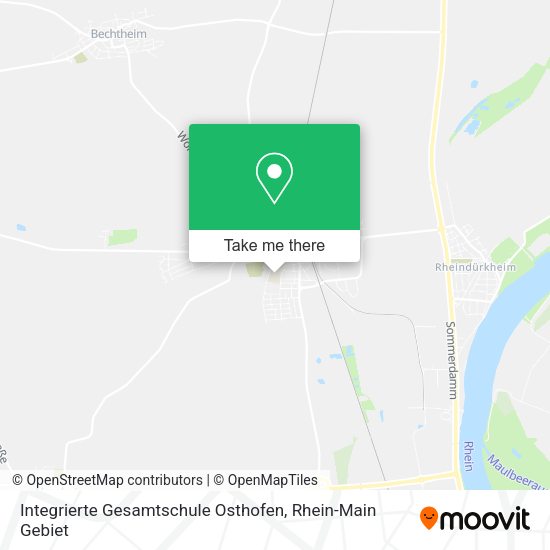 Карта Integrierte Gesamtschule Osthofen