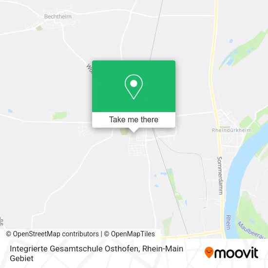 Карта Integrierte Gesamtschule Osthofen