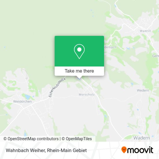 Карта Wahnbach Weiher