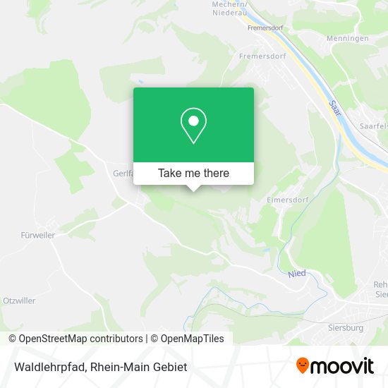 Карта Waldlehrpfad