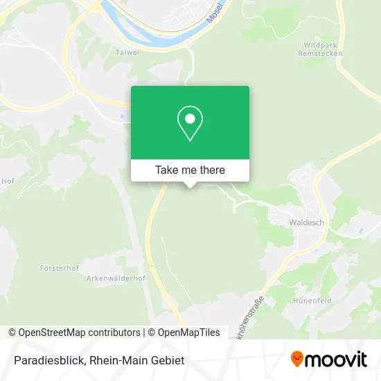 Paradiesblick map
