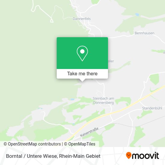 Карта Borntal / Untere Wiese