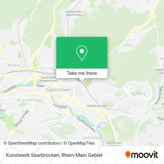 Карта Kunstwerk Saarbrücken