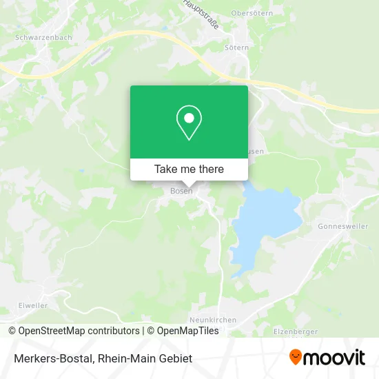 Карта Merkers-Bostal