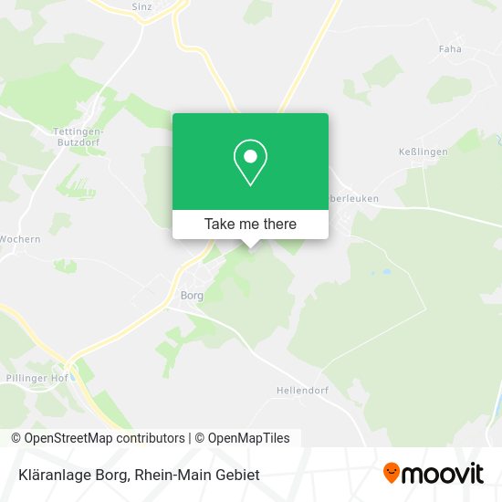 Карта Kläranlage Borg