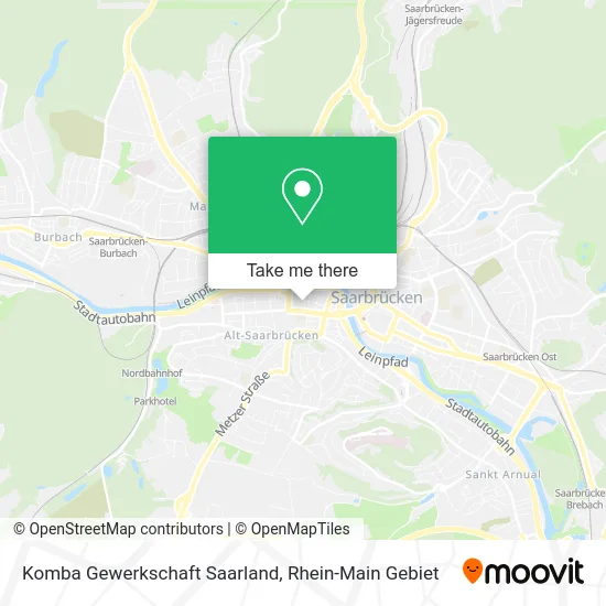 Карта Komba Gewerkschaft Saarland