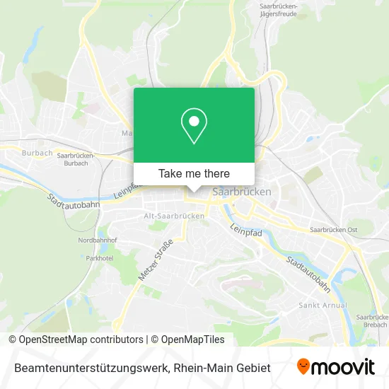 Карта Beamtenunterstützungswerk