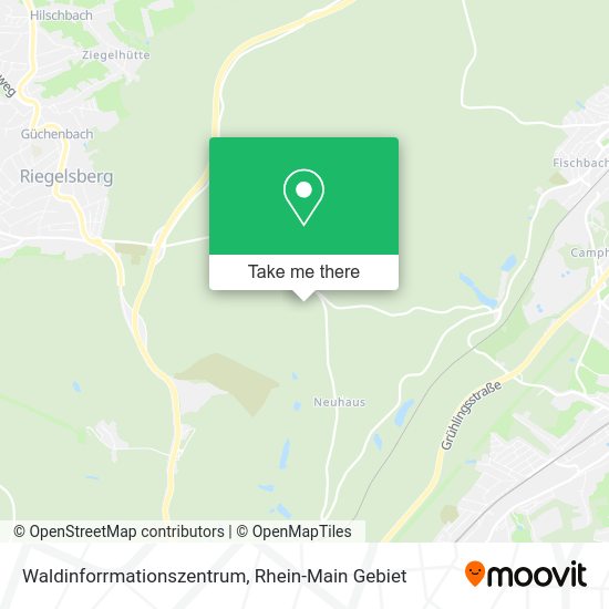 Карта Waldinforrmationszentrum