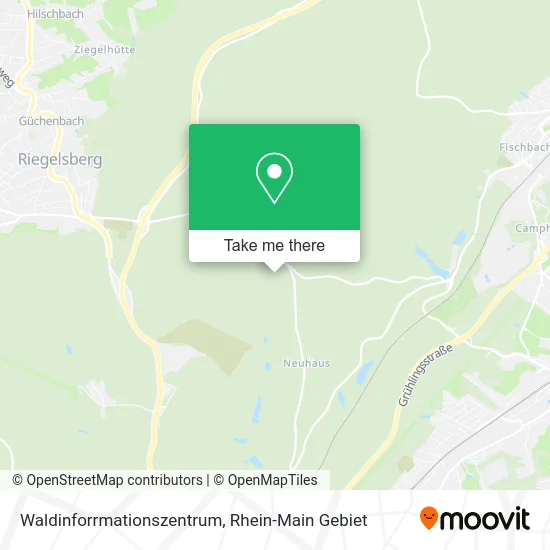 Карта Waldinforrmationszentrum